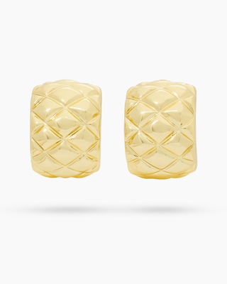 Produktabbildung 2 für Ohrclips mit Rautenmuster