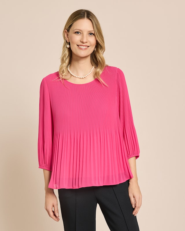 Plissee Bluse