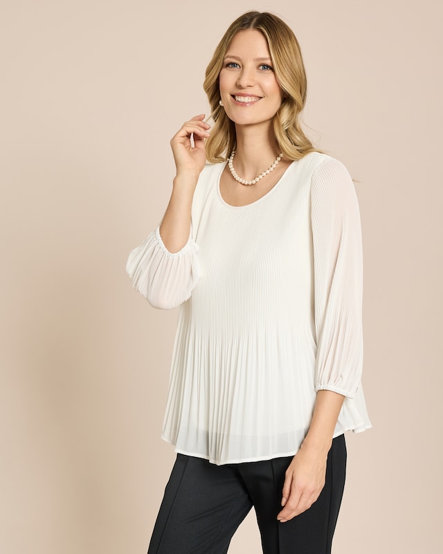 Plissee Bluse