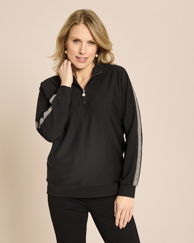 Sweatshirt mit Logoband