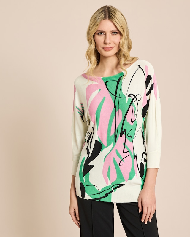 Pullover mit Fledermausarm