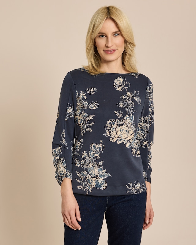 Seidentraum Pullover mit Print