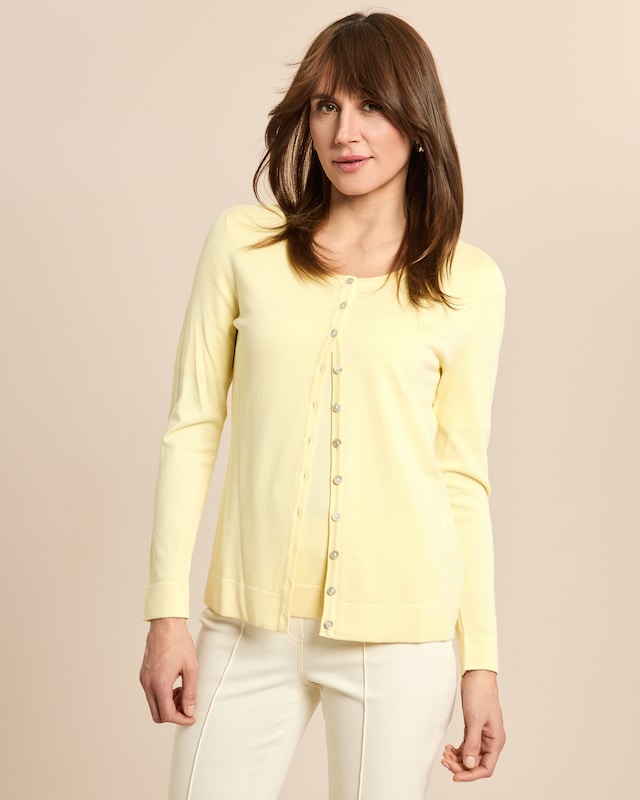 Twinset aus Feinstrick, 2-teilig