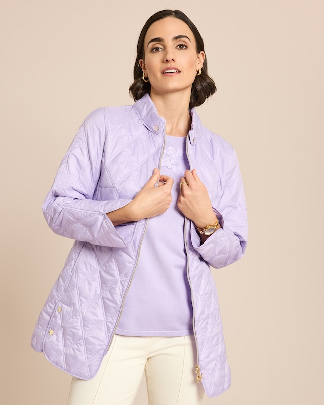 Steppmantel Light mit Gürtel