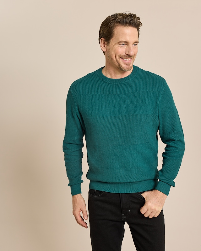 Pullover eingestrickter Streifen