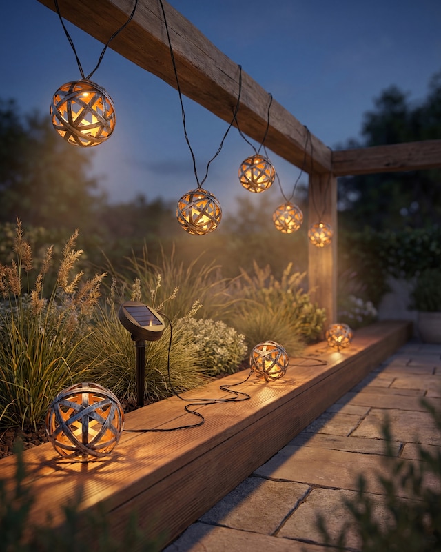 Solar-Lichterkette "Kugeln"