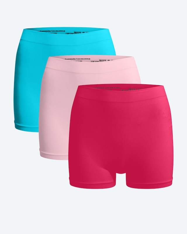 3er Pack Seamless Hotpants