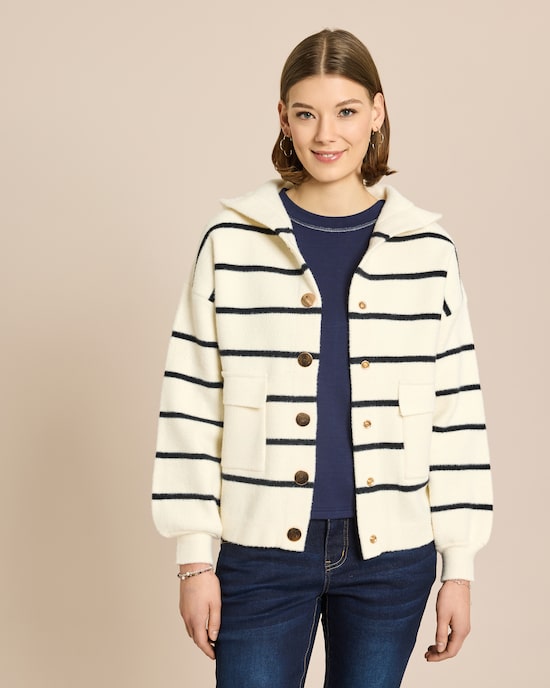 Produktabbildung für Cardigan mit Streifen