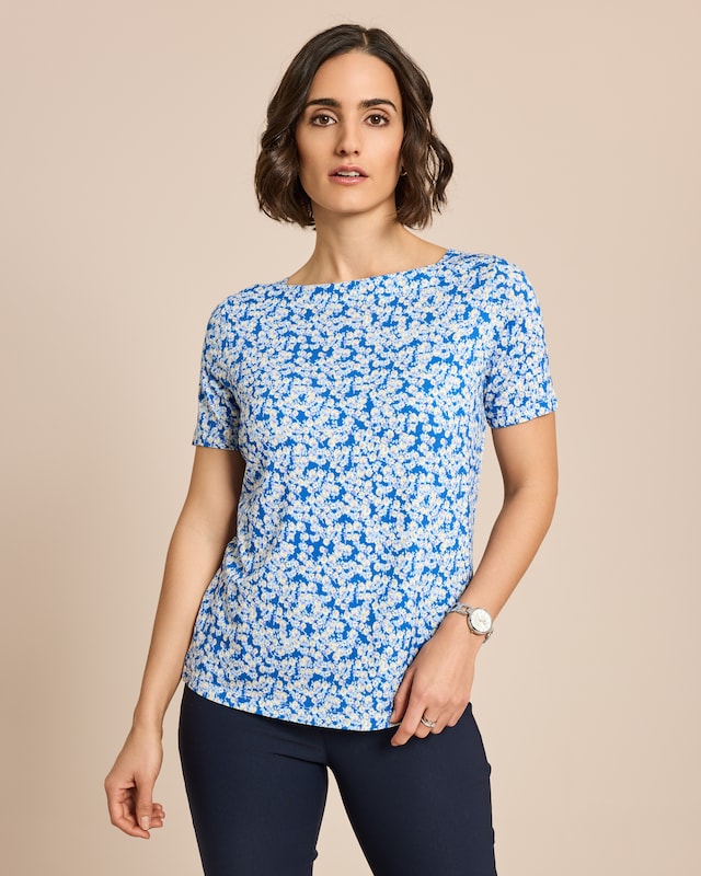 Shirt Millefleure-Druck