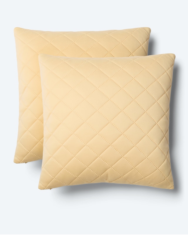 Kissen in Uni, 2tlg.