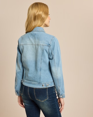 Produktabbildung 4 für Jeansjacke mit Strassdeko