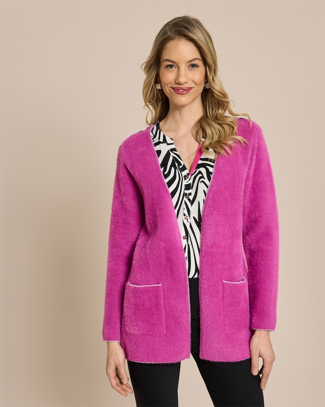 Flauschgarn-Jacke