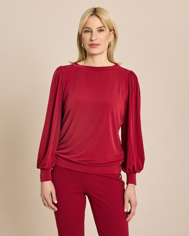 Deluxe Shirt mit Ballonärmeln