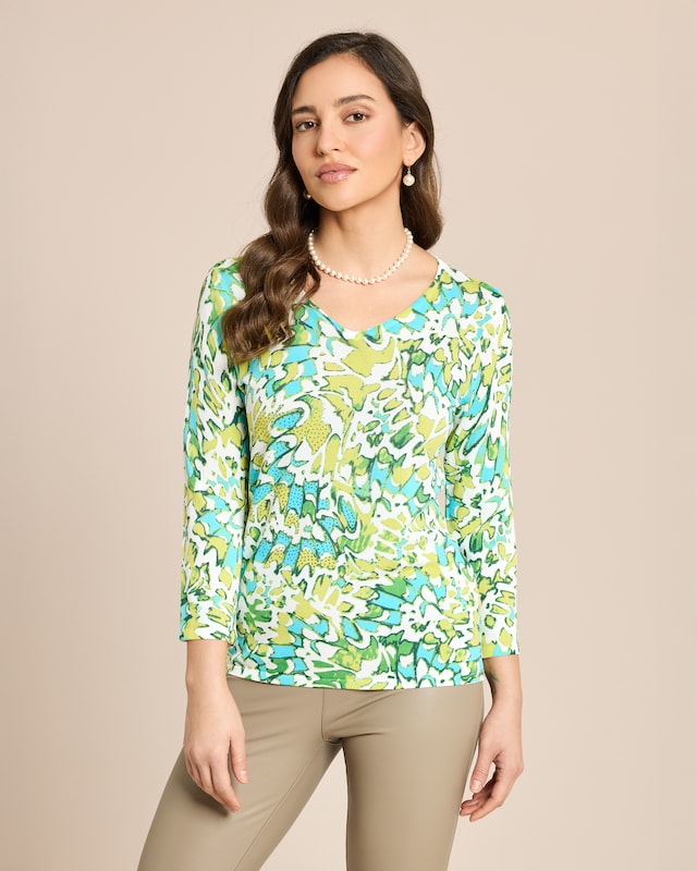 Pullover mit grafischem Druck