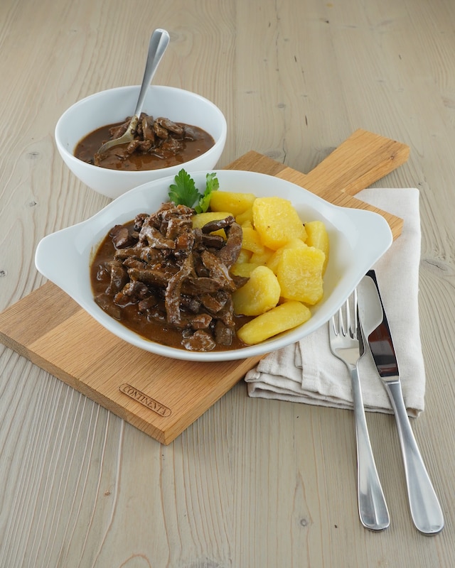 Rinderleber, geschnetzelt, 900 g