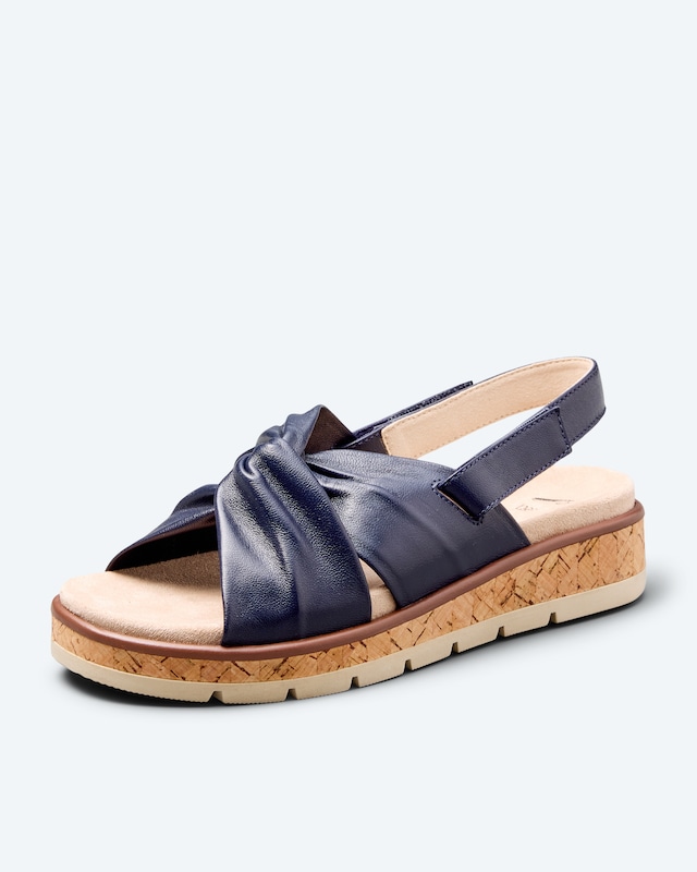Sandale 2 in 1 mit Keilabsatz