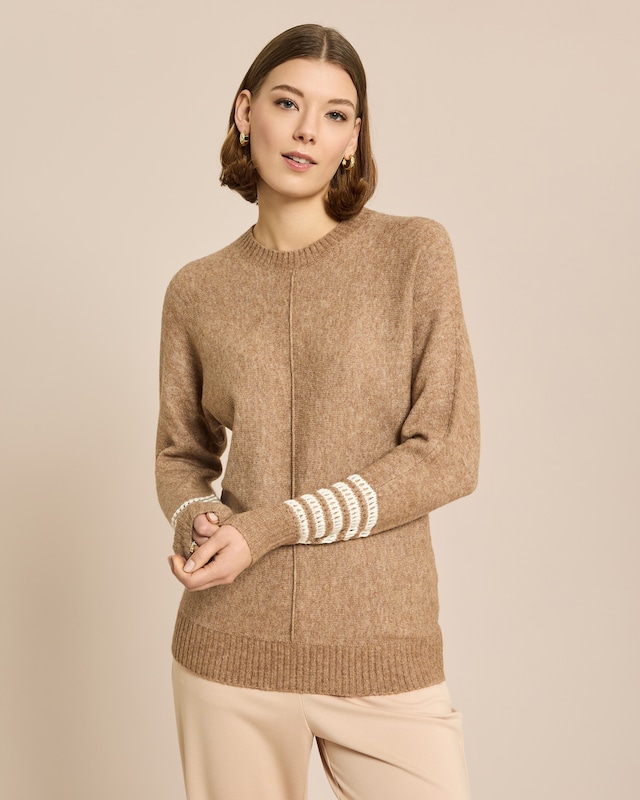 Pullover mit Streifendetail