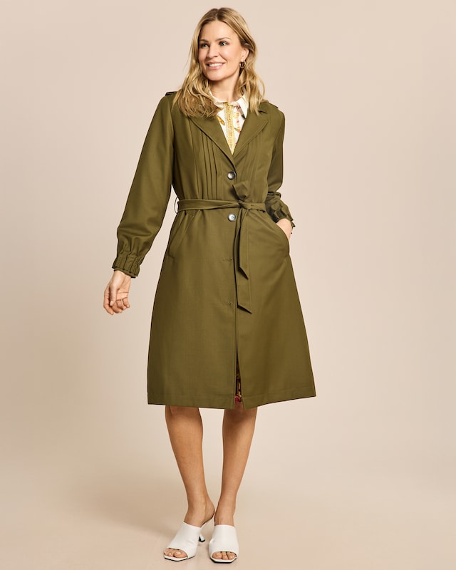 Trenchcoat mit Gürtel