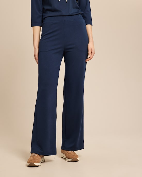 Produktabbildung für Wide Leg Lounge-Hose in Ponte di Roma
