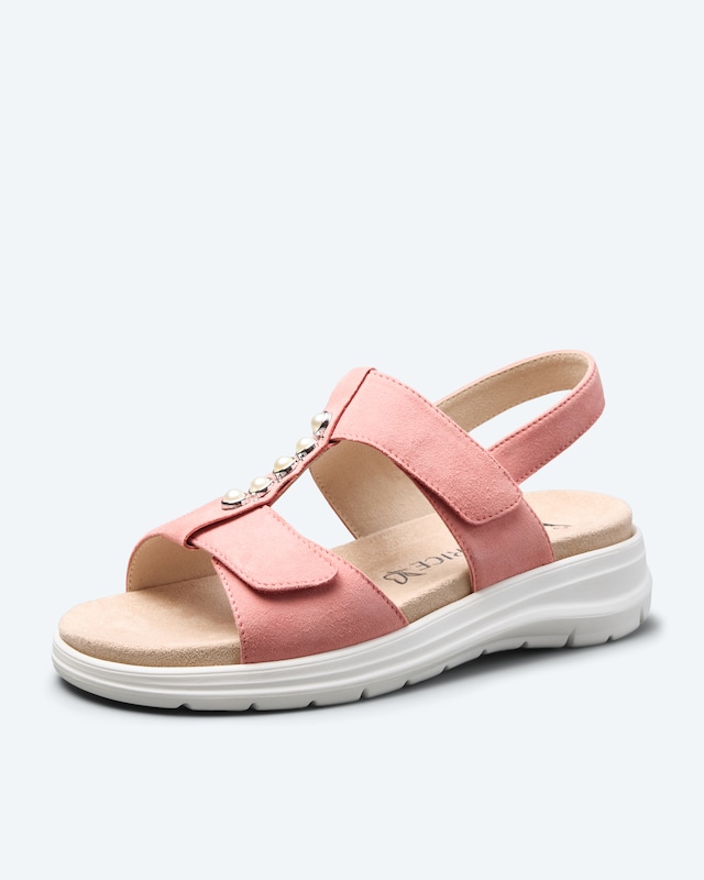 Sandale wandelbar mit Perlen