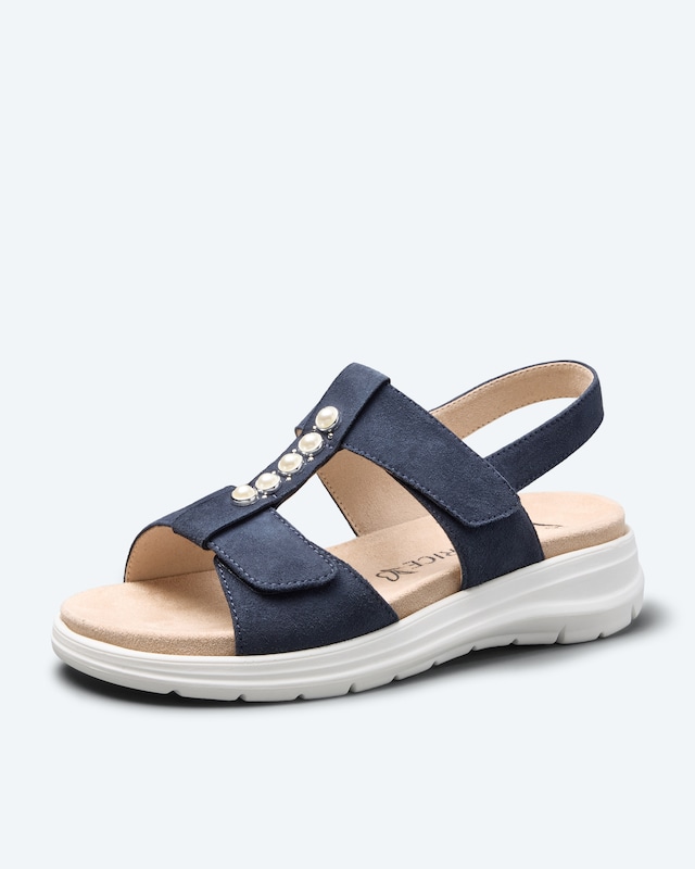 Sandale wandelbar mit Perlen