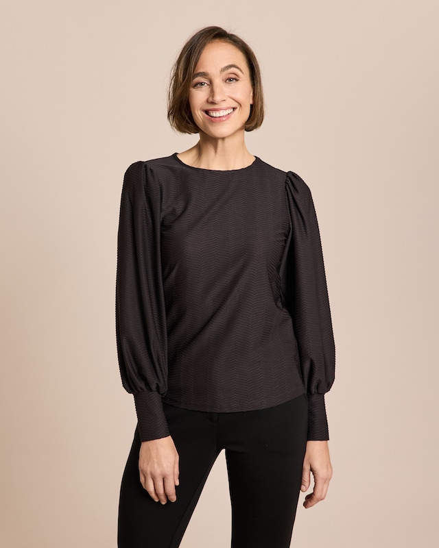 Shirt mit Zick-Zack Struktur