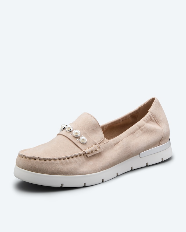 Mokassin mit Perlendeko