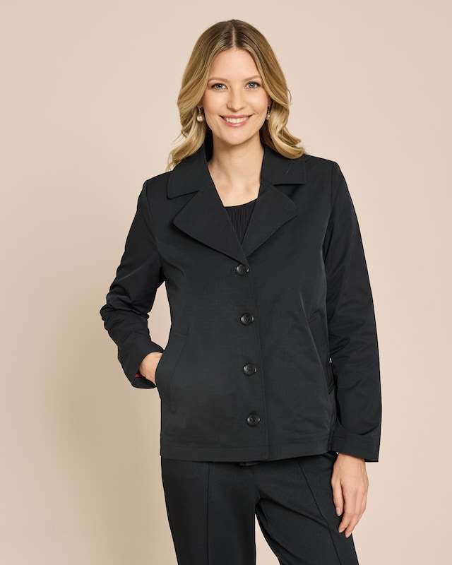 Jacke mit Reverskragen