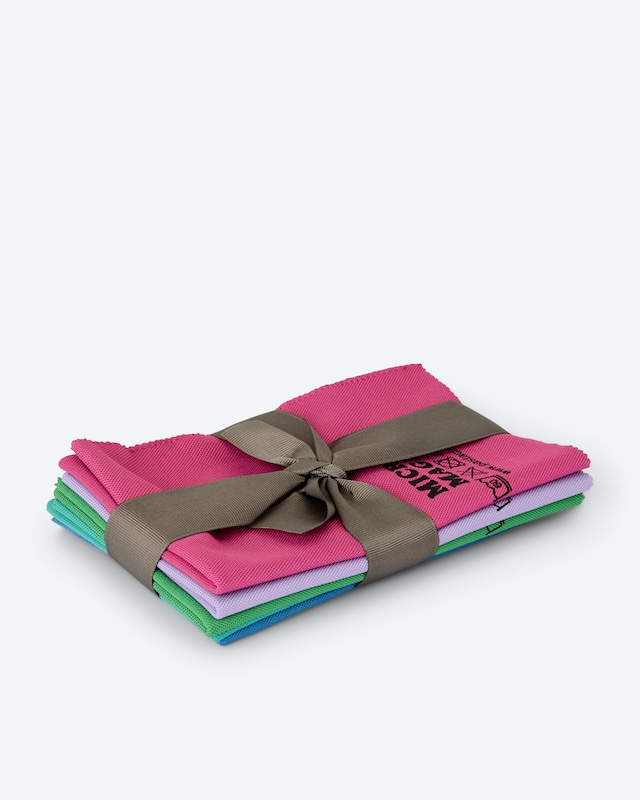 Glas-Poliertücher, antibakteriell, 5er Set