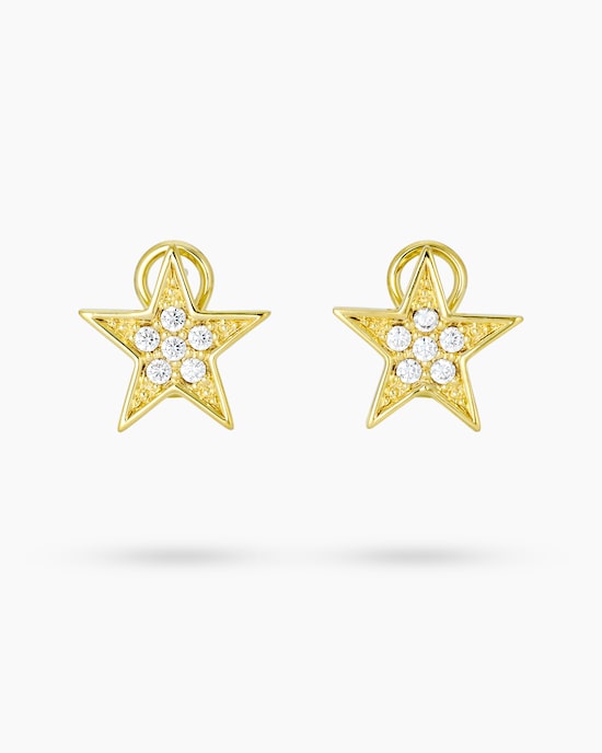 Produktabbildung für Ohrclips mit Zirkonia