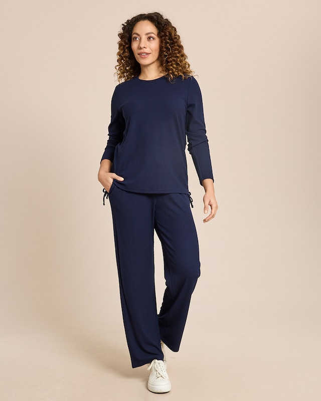 Freizeitanzug Waffle Optik