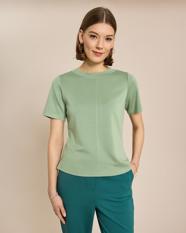 Shirt mit Metallgarn Detail