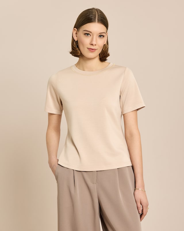 Shirt mit Metallgarn Detail