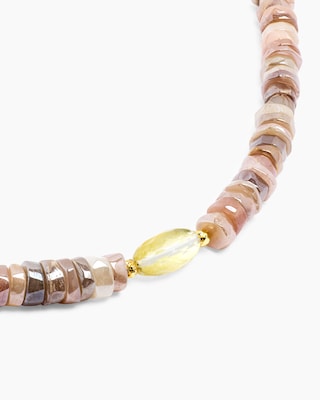 Produktabbildung 2 für Collier mit Mondstein-Mix