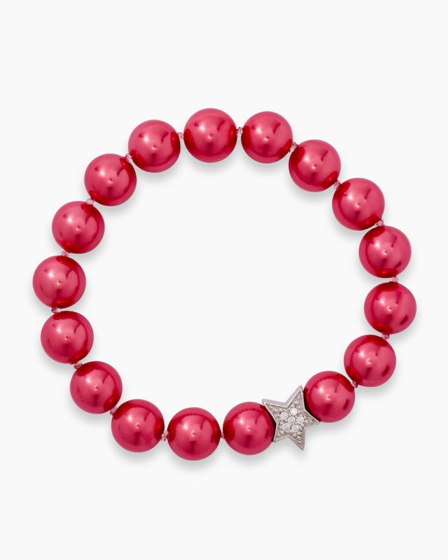 Flexarmband mit Stern und MK-Perlen