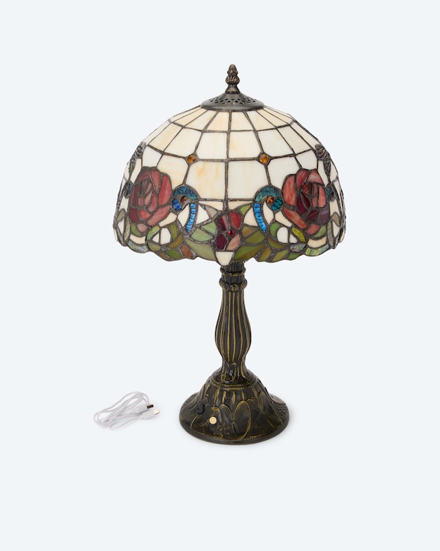 Akku-Leuchte im Tiffany-Stil