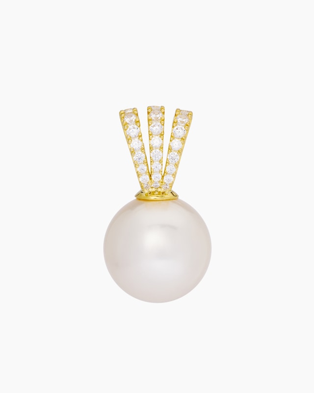 Anhänger mit MK-Perle 14 mm & Zirkonia