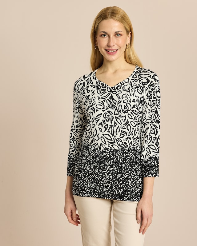 Classic Pullover Grafikdruck