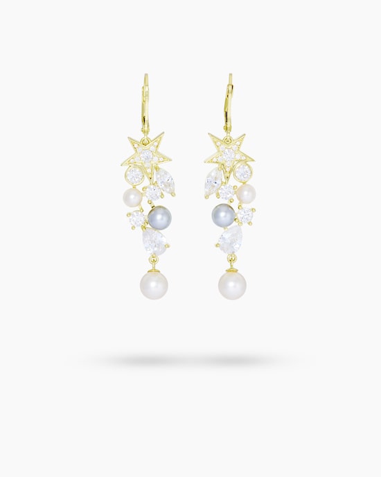 Produktabbildung für Ohrhänger mit Muschelkernperlen