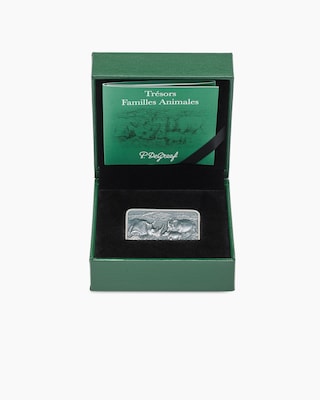 Produktabbildung 3 für Silbermünze Rhinofamilie