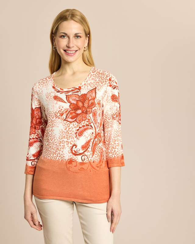 Classic Pullover Paisleyblume