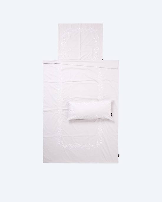 Produktabbildung für Baumwollbettwäsche mit Stickerei, 3tlg.