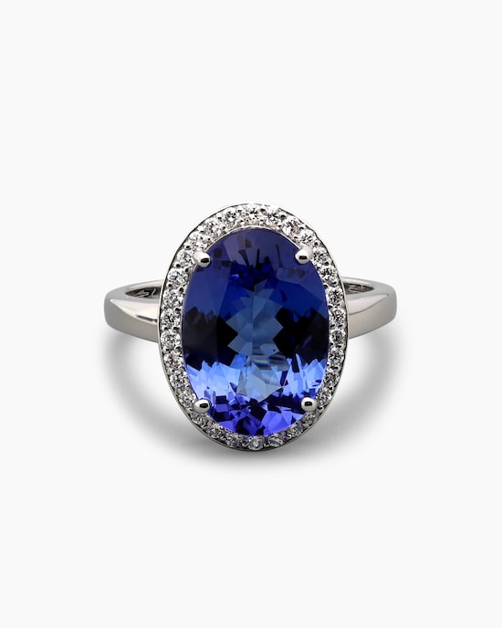 Produktabbildung für Ring mit Tansanit AAAAA und Brillanten