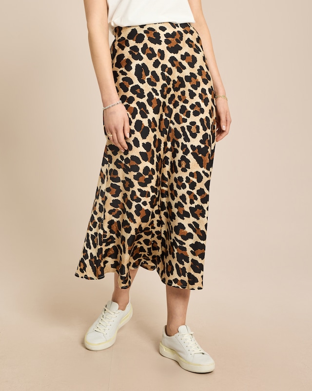 Satin Rock mit Print