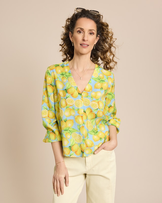 Viskosebluse bedruckt