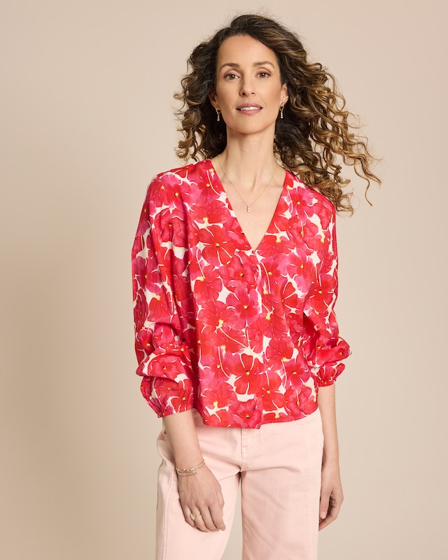 Viskosebluse bedruckt