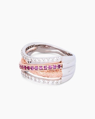 Produktabbildung 2 für Ring mit Rhodolith & Zirkon