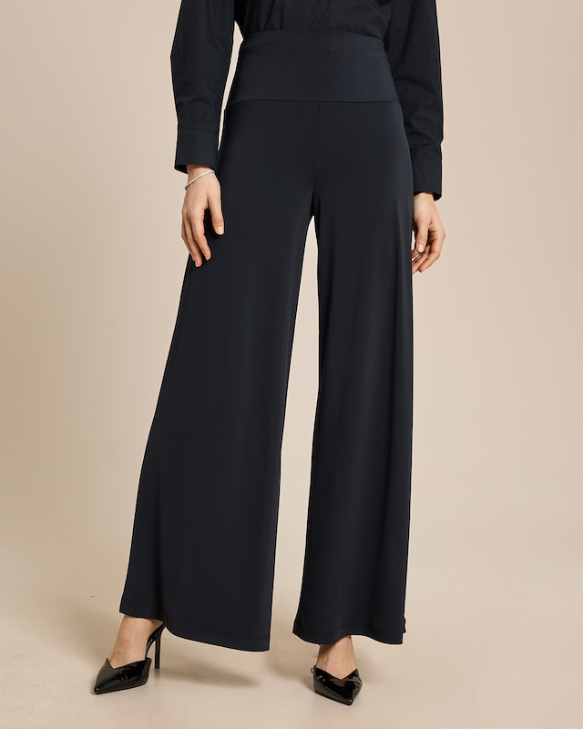 Jersey Hose mit weitem Bein