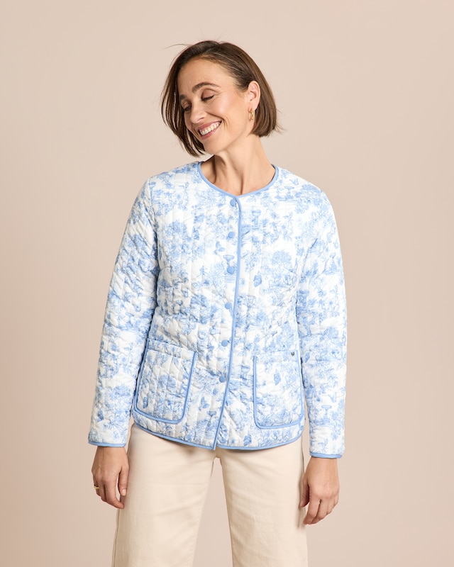 Wendejacke mit Allover-Druck