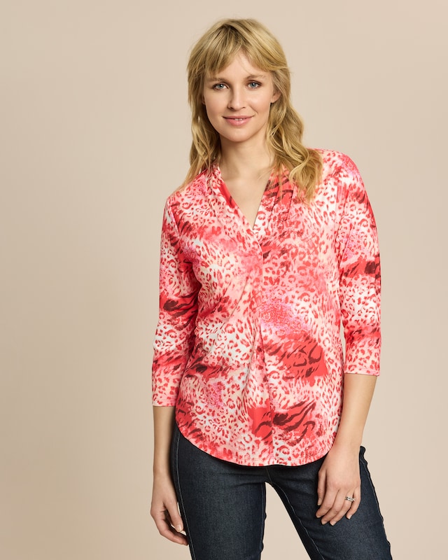 Shirt mit Animalprint